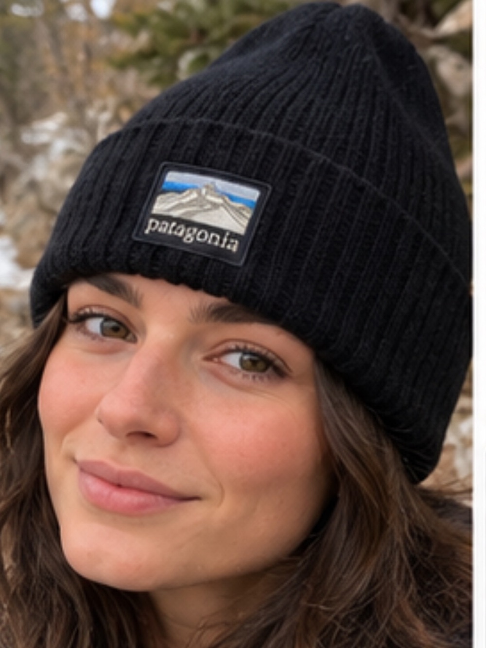 Patagonia wool Ribbed Cuff hat